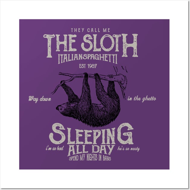 The Sloth Wall Art by Cactux